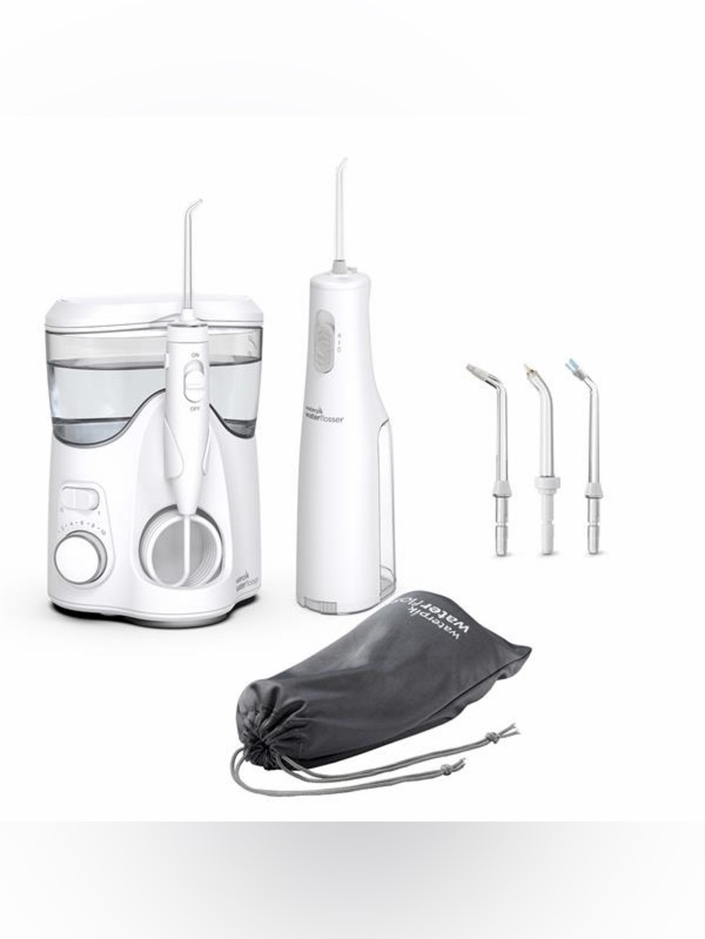 Waterpik Ultra Plus and Cordless Pearl Water Flosser Combo Pack New NIB